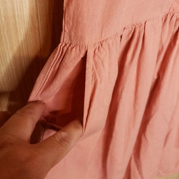 H&M girls Short Sleeve Pink Lagan Dress 10 - Picture 5 of 8